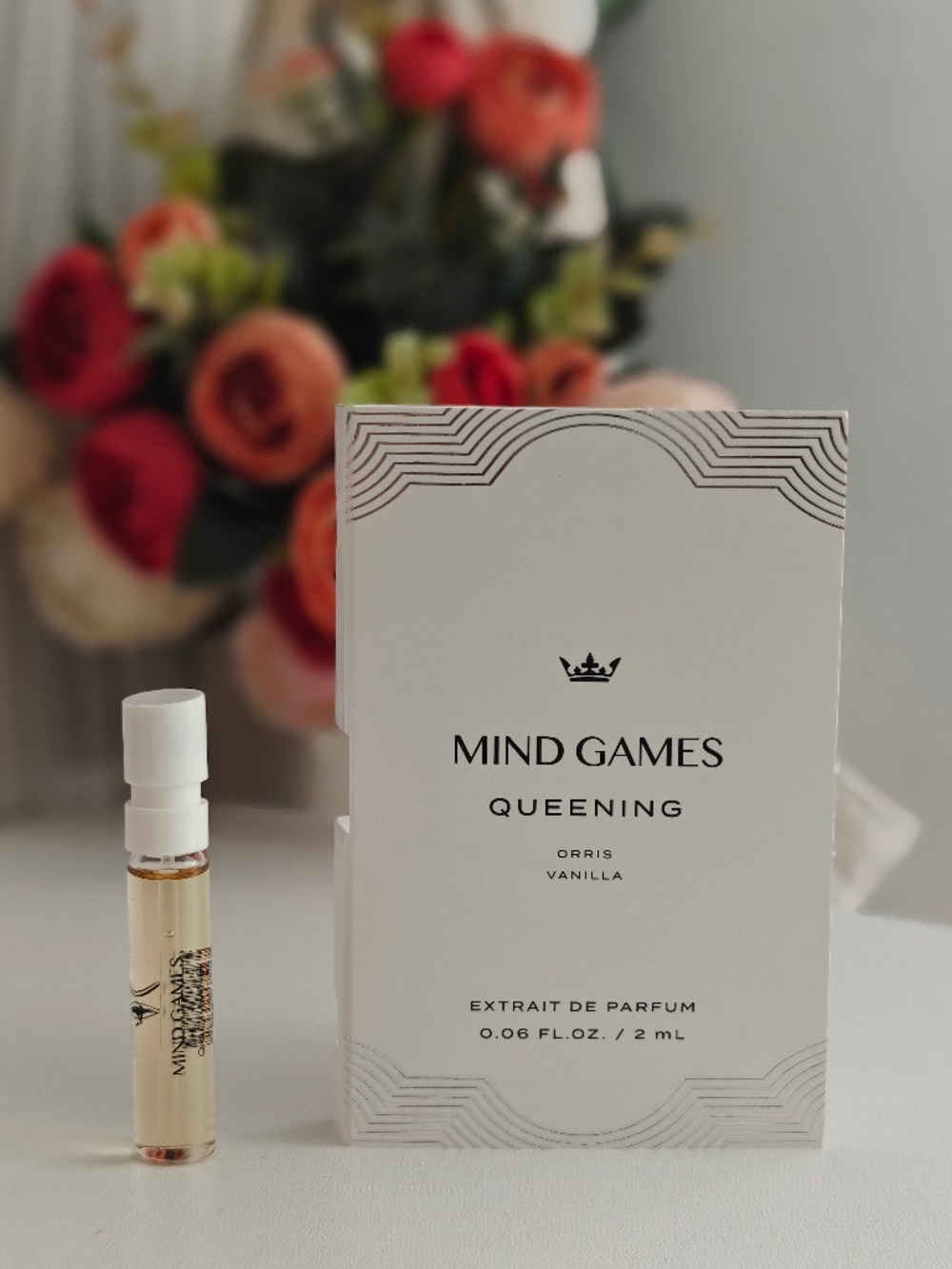 New Mind Games Queening Orris Vanilla Sample Spray 2 ml/0.06 oz